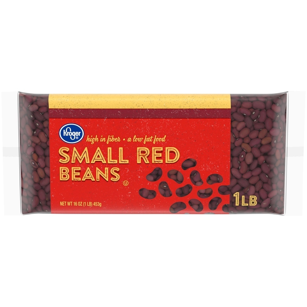 slide 1 of 1, Kroger Small Red Beans, 16 oz