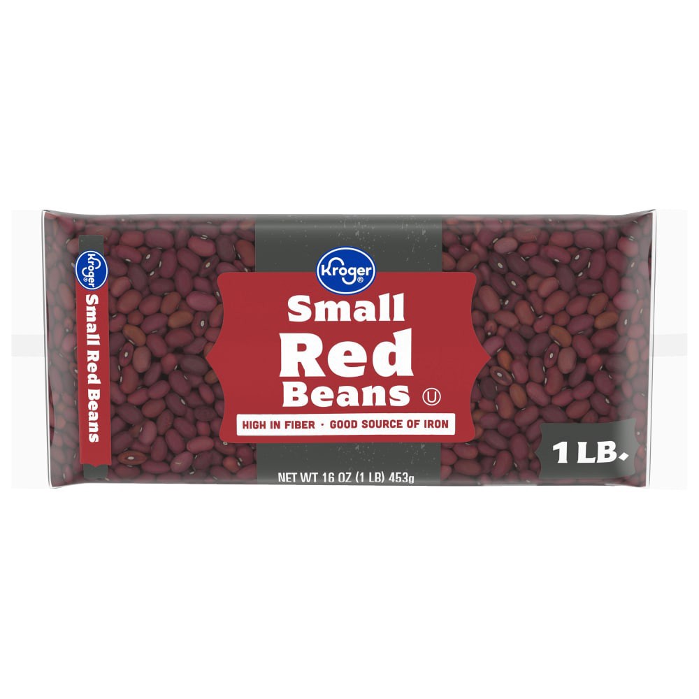 slide 1 of 3, Kroger Small Red Beans, 16 oz