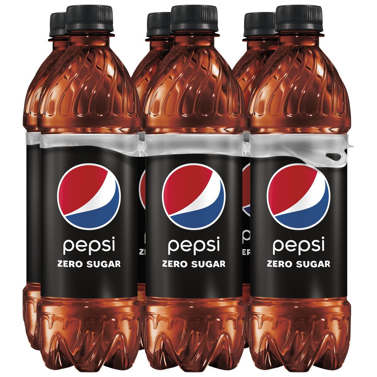 slide 3 of 8, Pepsi Zero Sugar Soda Cola 16.9 Fl Oz, 6 Count, 101.4 oz