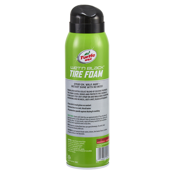 slide 4 of 5, Turtle Wax Tire Foam And Shine, 18 oz