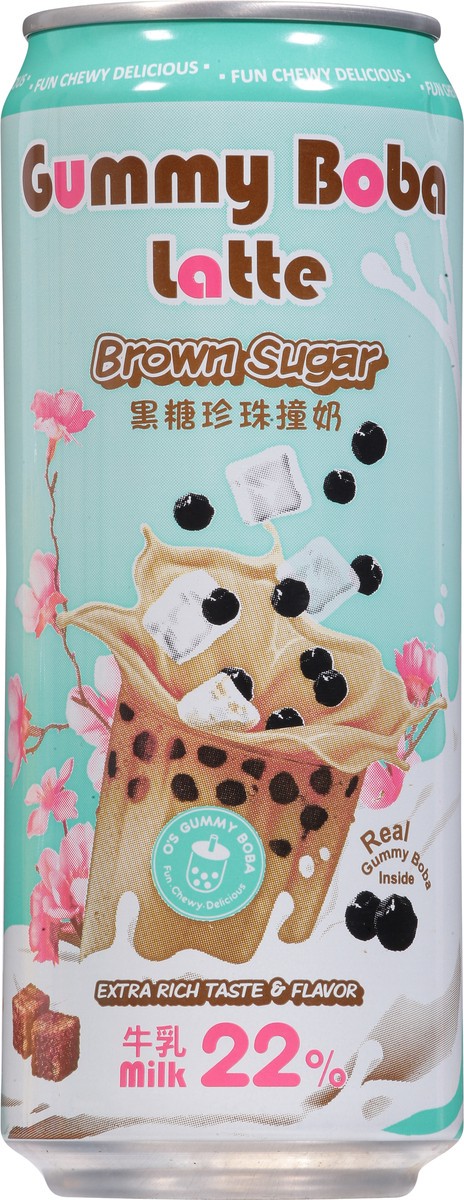 slide 5 of 13, O's Bubble Gummy Brown Sugar Boba Latte 15.9 fl oz, 15.9 fl oz