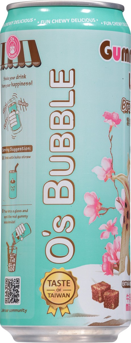 slide 3 of 13, O's Bubble Gummy Brown Sugar Boba Latte 15.9 fl oz, 15.9 fl oz