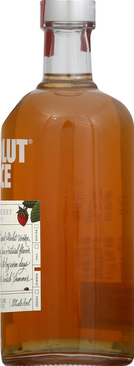 slide 9 of 9, Absolut Vodka Strawberry Juice, 750 ml