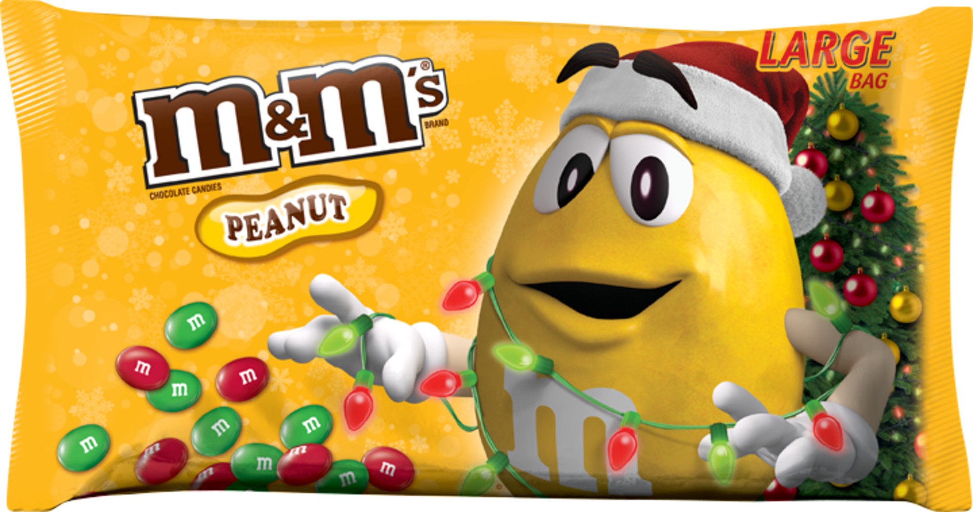 slide 1 of 6, M&M's Holiday Peanut Chocolate Candies 19.2 Ounce, 19.2 oz