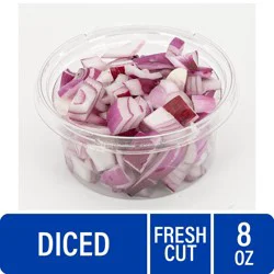 Fresh Cut Julienne Red Onion