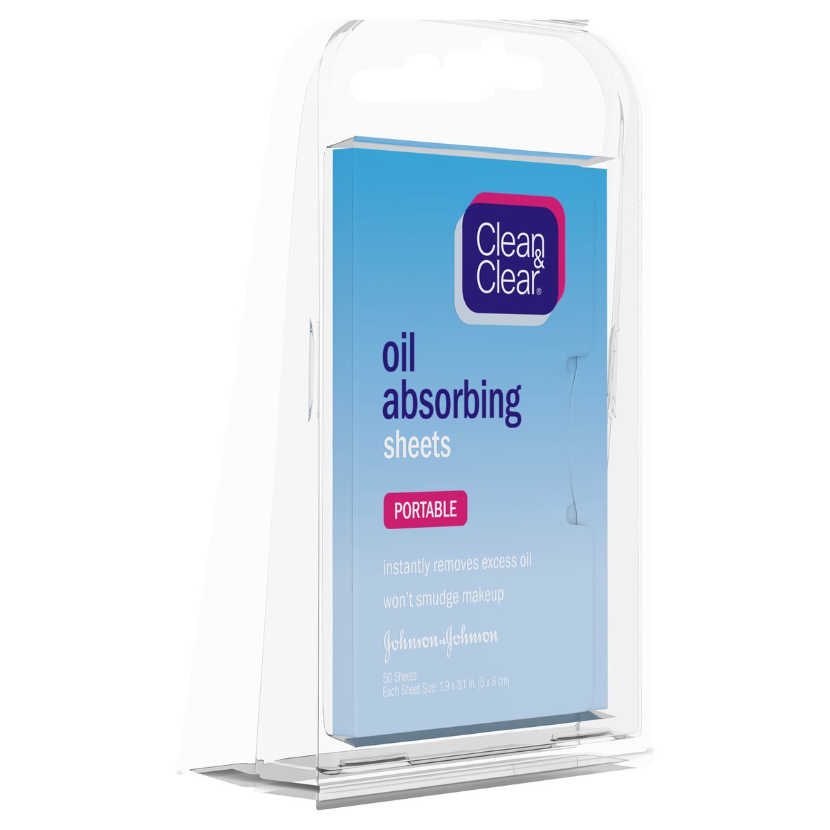 slide 2 of 8, Clean & Clear Oil Absorbing Facial Sheets, Portable Blotting Papers for Face & Nose, Blotting Sheets for Oily Skin to Instantly Remove Excess Oil & Shine, Absorbing Blotting Papers, 50 ct