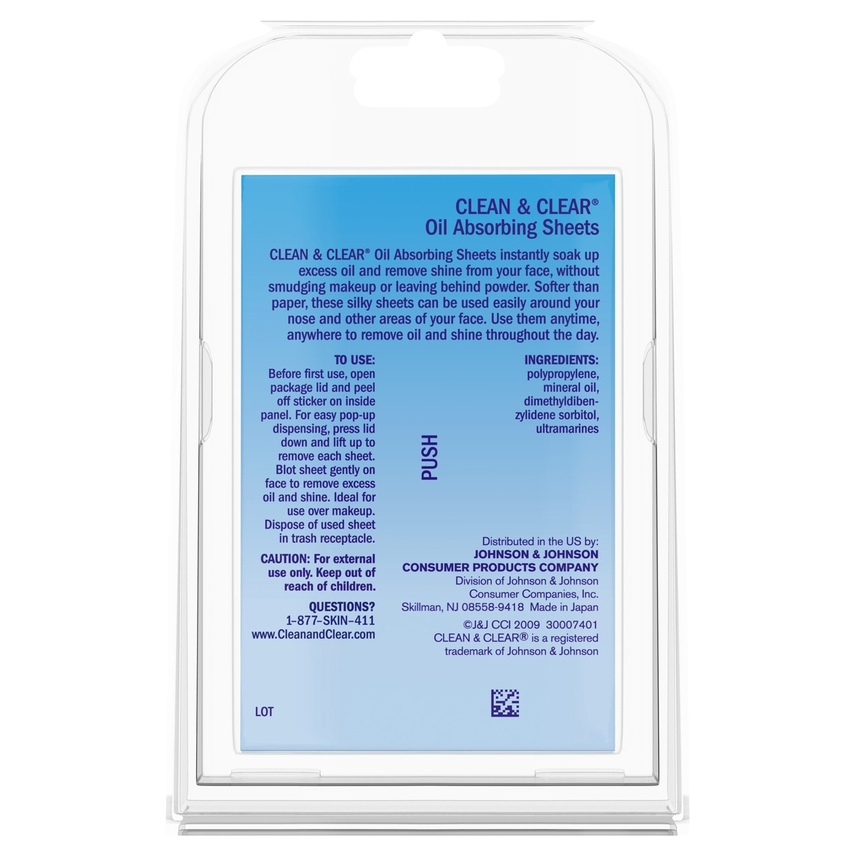 slide 7 of 8, Clean & Clear Oil Absorbing Sheets For Oily Skin, 50 ct