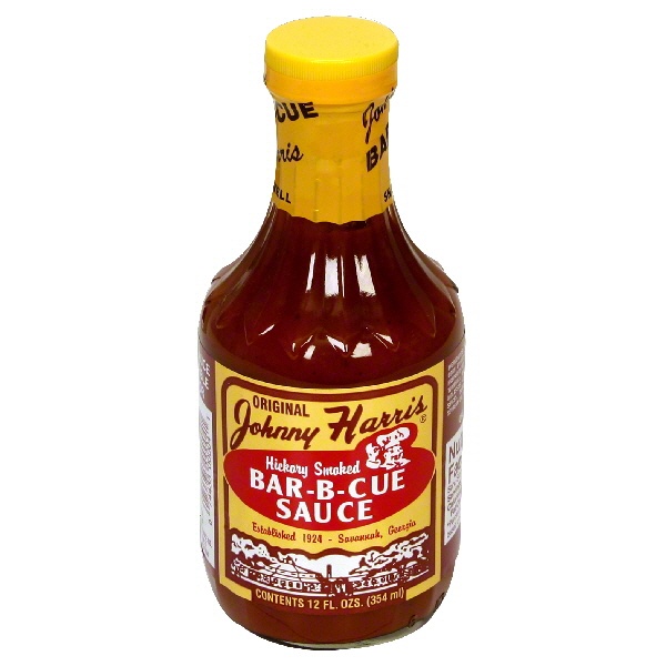 slide 1 of 1, Johnny Harris Barbecue Sauce Hickory Smoked, 18 oz