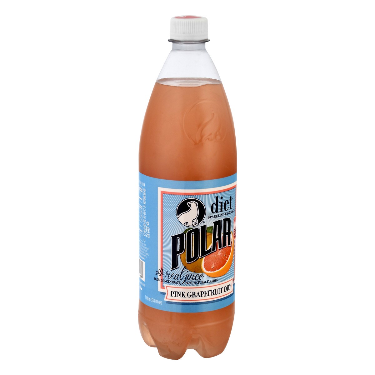 slide 7 of 13, Polar Dry Soda Pink Grapefruit Diet - 1 l, 1 l