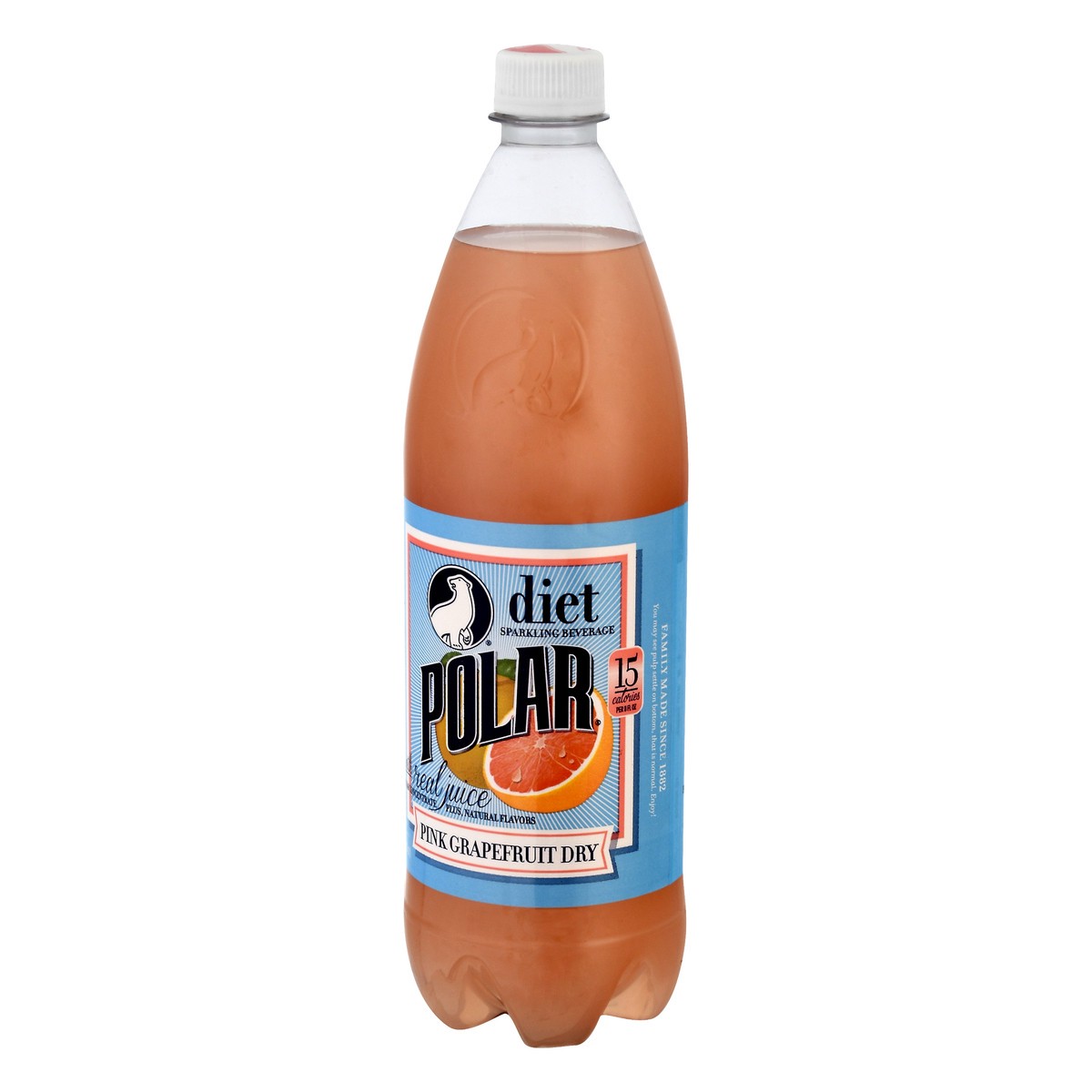 slide 9 of 13, Polar Dry Soda Pink Grapefruit Diet - 1 l, 1 l