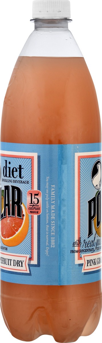 slide 2 of 13, Polar Dry Soda Pink Grapefruit Diet - 1 l, 1 l