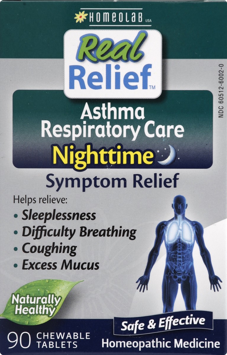 slide 1 of 7, Real Relief Asthma Respiratory Care 90 ea, 90 ct