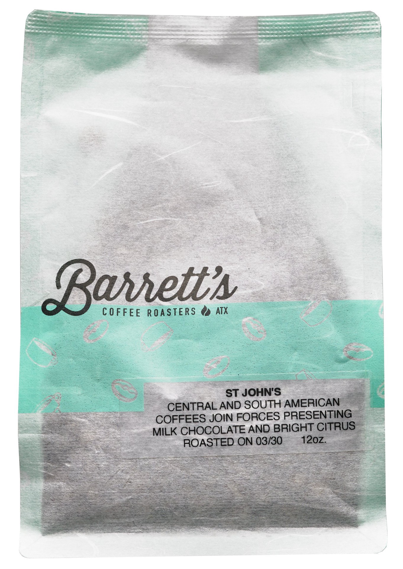 slide 1 of 1, Barrett's Saint John's House Blend Whole Bean Coffee, 12 oz