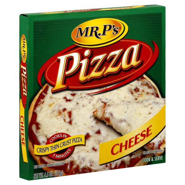 slide 1 of 1, Mr. P's Pizza (F/Deli) Mr Ps Pizza, Crispy Thin Crust, Cheese, 5.2 oz
