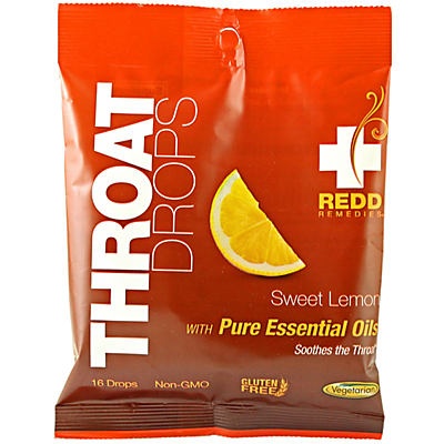 slide 1 of 1, Redd Remedies Throat Drops Sweet Lemon, 16 ct