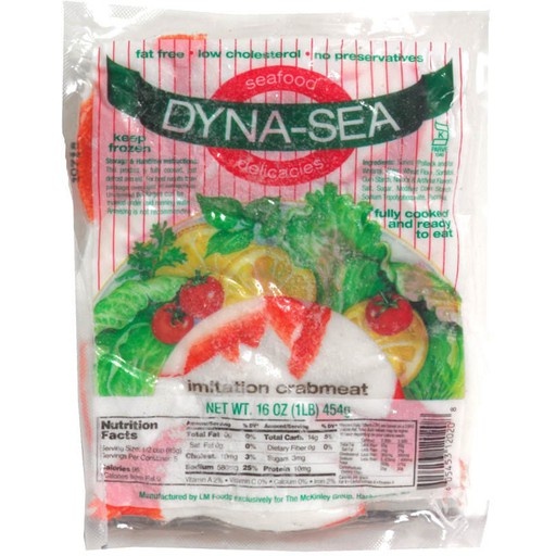 slide 1 of 1, Dyna Sea Imitation Crabmeat, 1 ct