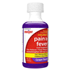 slide 7 of 29, Meijer Children's Pain & Fever Acetaminophen Oral Suspension, Grape, 160 mg, 4 oz