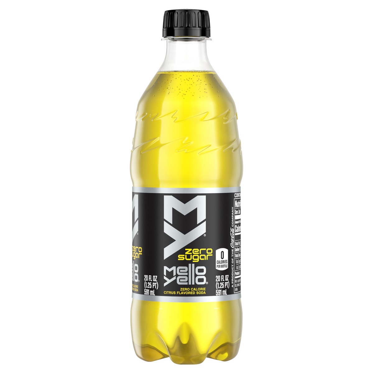slide 1 of 9, Mello Yello Zero Sugar Bottle- 20 fl oz, 20 fl oz