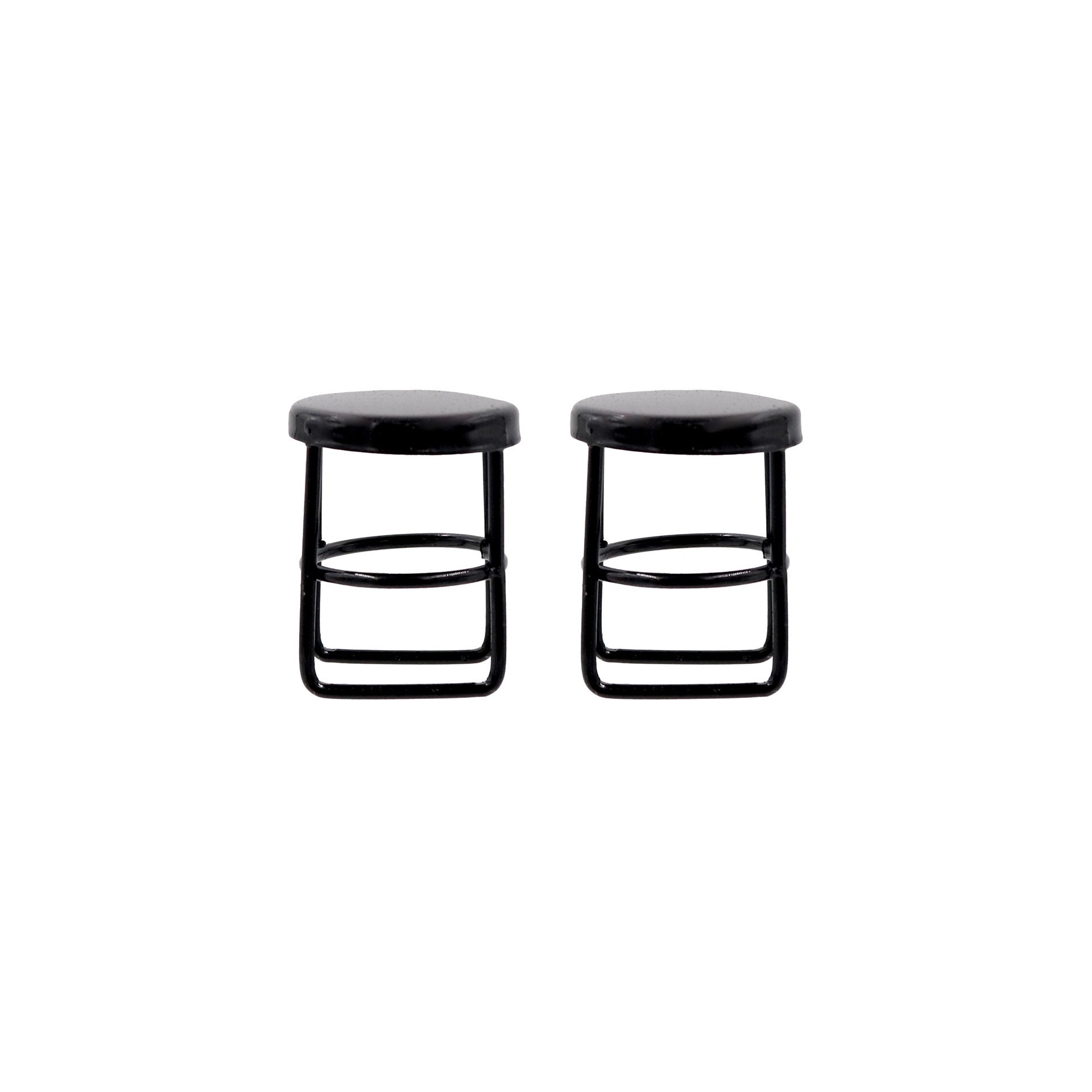 slide 3 of 3, Miniature Black Stools, 2ct. By Make Market, 2 ct