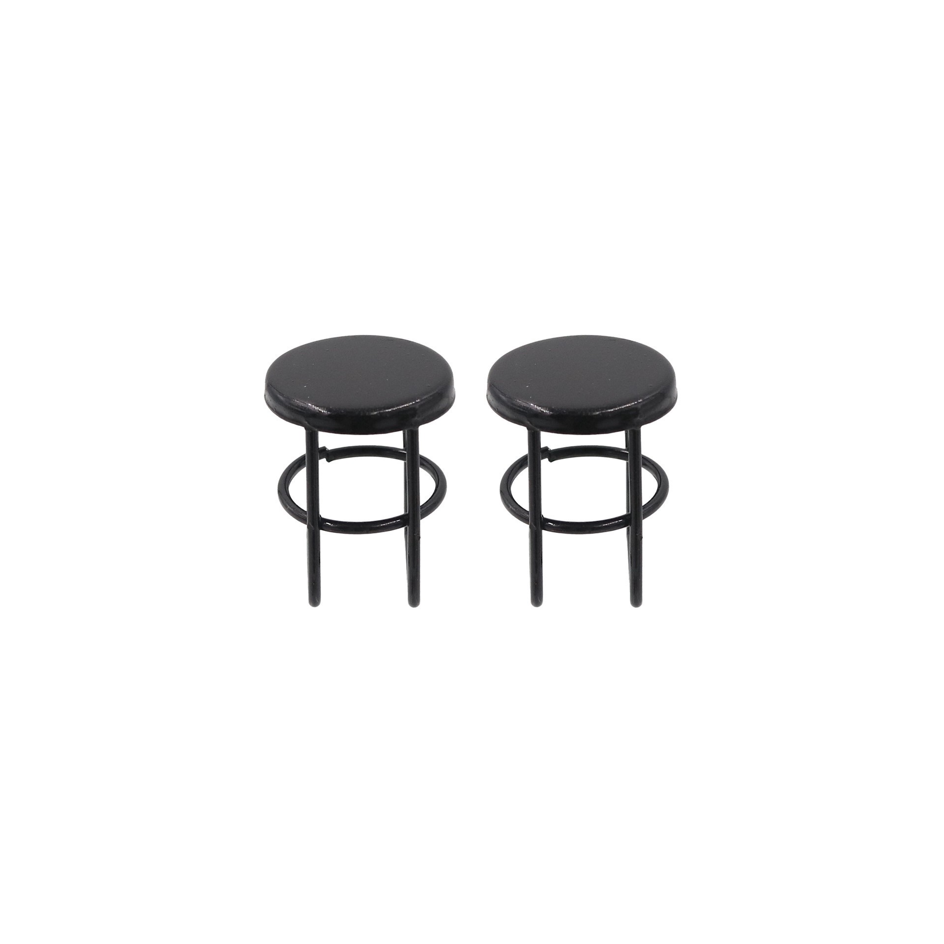 slide 2 of 3, Miniature Black Stools, 2ct. By Make Market, 2 ct