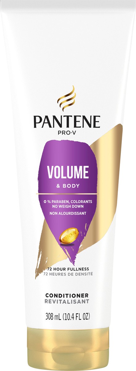 slide 3 of 3, Pantene Sheer Volume 72 HR Fullness Conditioner 10.4 FL OZ/308mL, 10.4 fl oz