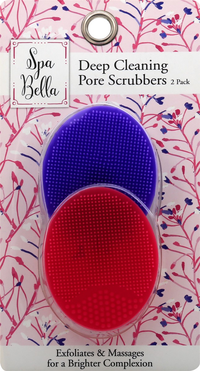 slide 5 of 6, Spa Bella Silicone Face Scrubbers, 2 ct