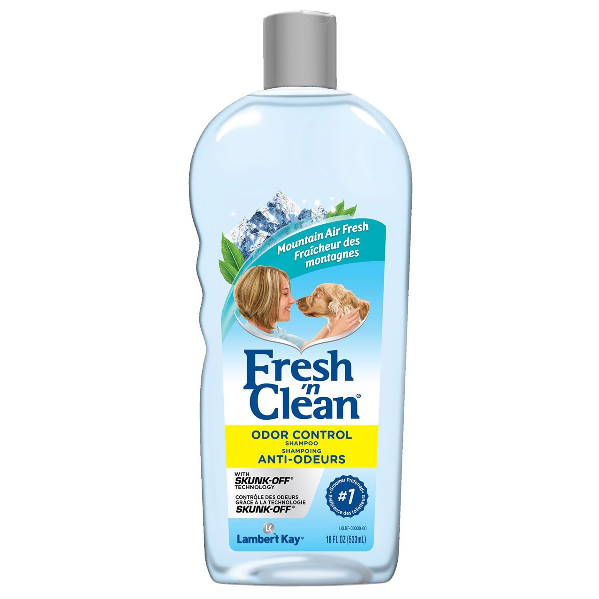 slide 1 of 1, Fresh 'N Clean Odor Control Dog Shampoo, 18 fl oz