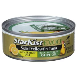 StarKist E.V.O.O. Solid Yellowfin Tuna with Lemon Dill in Extra Virgin Olive Oil 4.5 oz