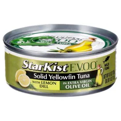 StarKist E.V.O.O. Solid Yellowfin Tuna with Lemon Dill in Extra Virgin Olive Oil - 4.5 oz