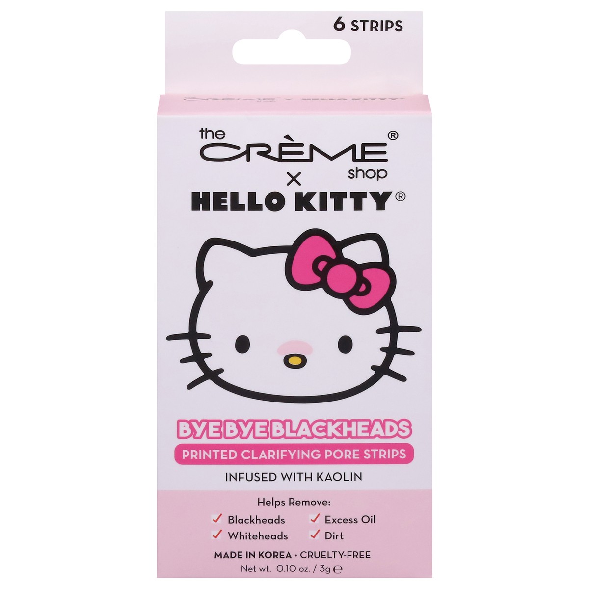 slide 3 of 4, The Crème Shop Hello Kitty Printed Clarifying Pore Strips 0.10 oz, 0.1 oz