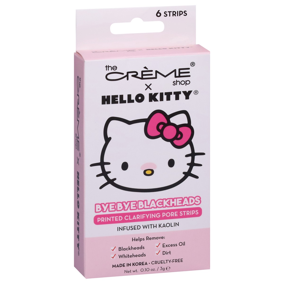 slide 2 of 4, The Crème Shop Hello Kitty Printed Clarifying Pore Strips 0.10 oz, 0.1 oz