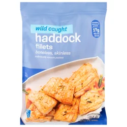 Store Brand Wild Caught Boneless Skinless Haddock Fillets Frozen