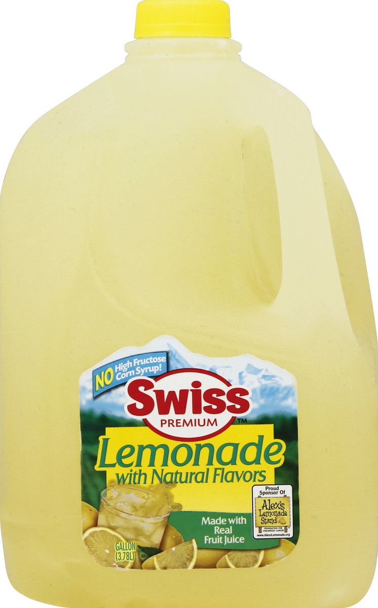 slide 2 of 4, Swiss Premium Lemonade Drink - 1 Gallon Plastic Jug - 1 gal, 1 gal