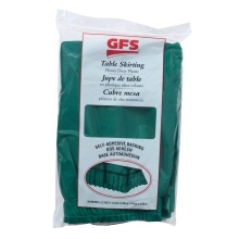slide 1 of 1, GFS Hunter Green Table Skirt, 1 ct