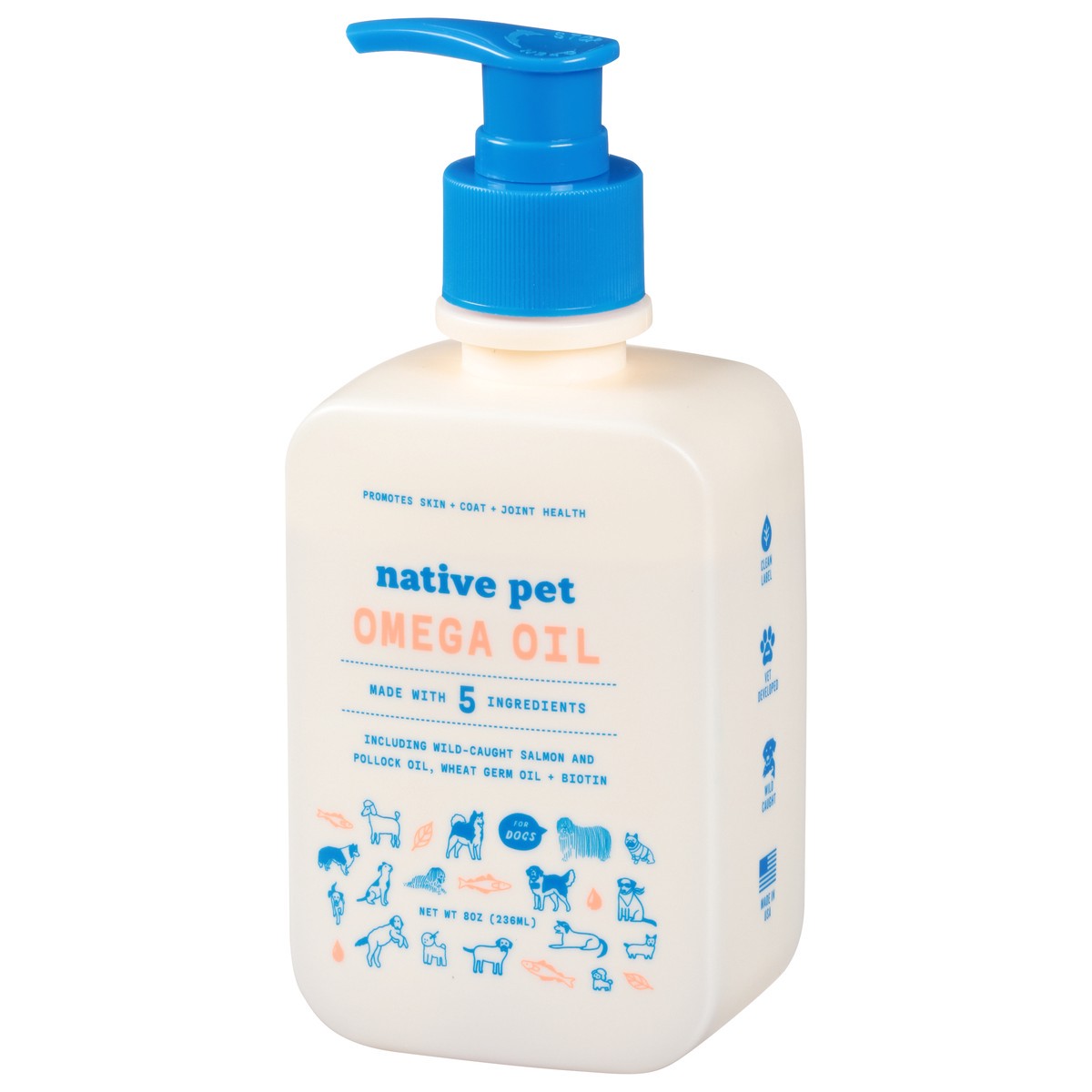 slide 2 of 9, Native Pet Omega Oil 8 oz, 8 oz
