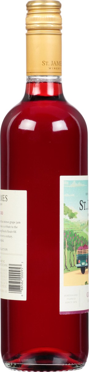 slide 3 of 10, St. James Winery Winery Concord Wine, 750 ml