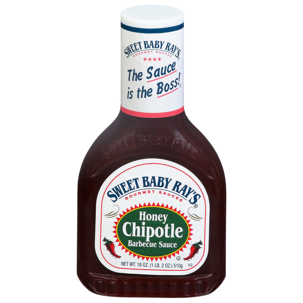 slide 1 of 4, Sweet Baby Ray's Honey Chipotle Barbecue Sauce, 18 oz