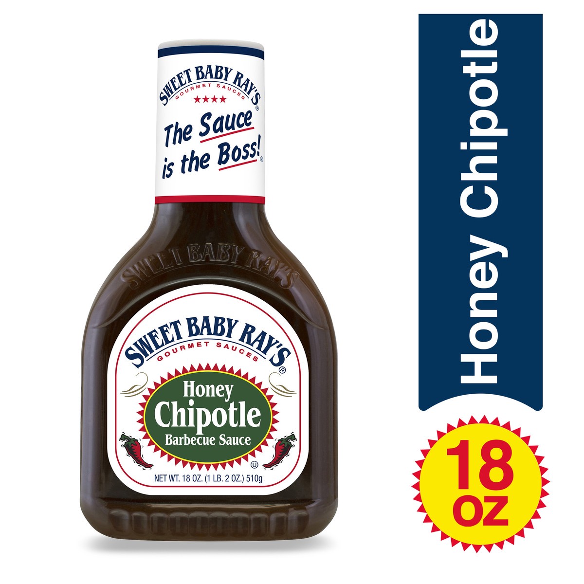 slide 1 of 12, Sweet Baby Ray's Sweet Baby Rays Honey Chipotle Barbecue Sauce 18 oz, 18 oz