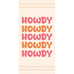 Destination Holiday Summer Beach Towel - Howdy Zig Zag