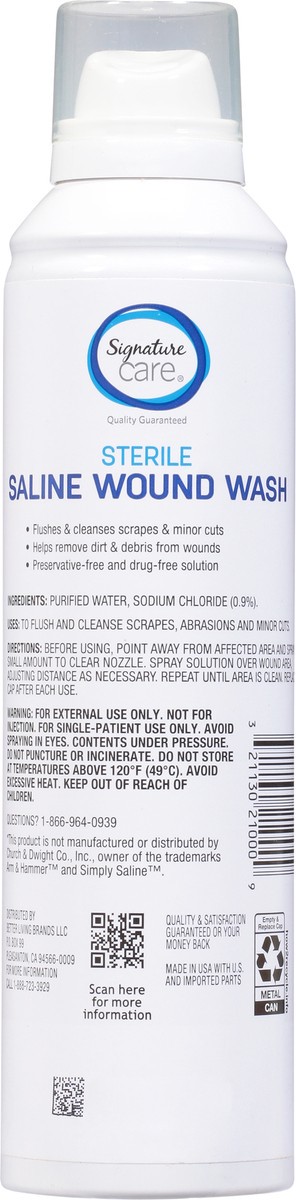 Saline Wound Wash - 7.4oz - Up & Up™ : Target