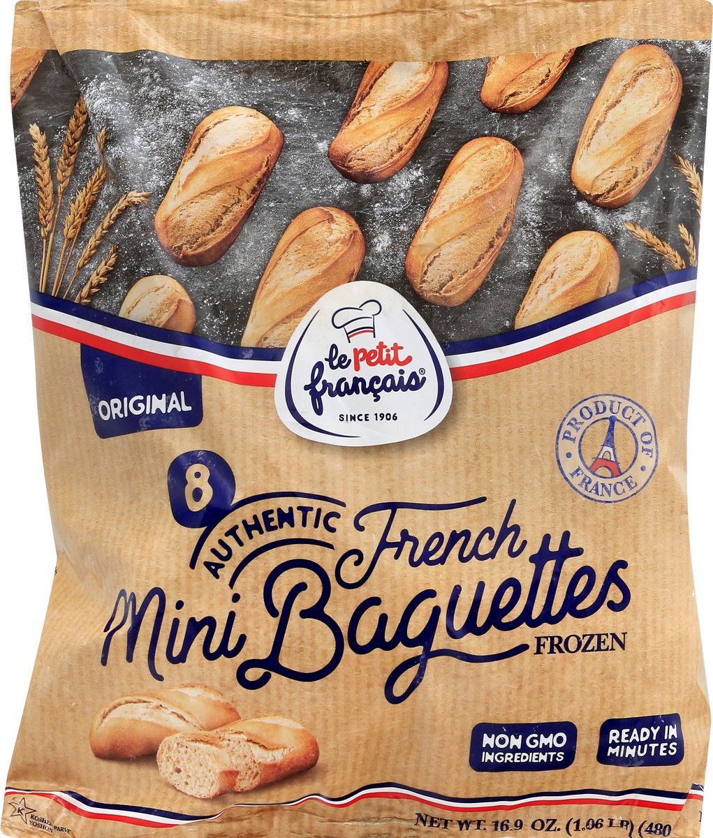 slide 4 of 13, Le Petit Francais Mini French Original Baguettes 8 ea, 8 ct