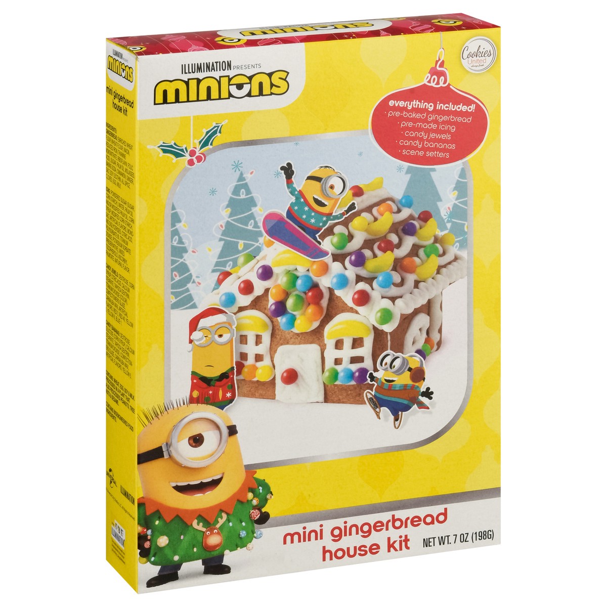 slide 5 of 9, Cookies United Gingerbread House Kit Mini 7 oz, 7 oz