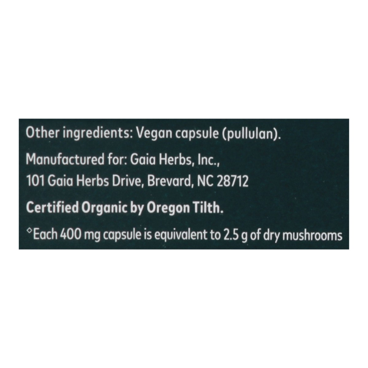 slide 9 of 13, Gaia Herbs Turkey Tail Mushroom 40 Vegan Capsules, 40 ct