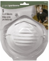 slide 1 of 1, Allied Project Partners Dust Masks - 5 Pack, One Size