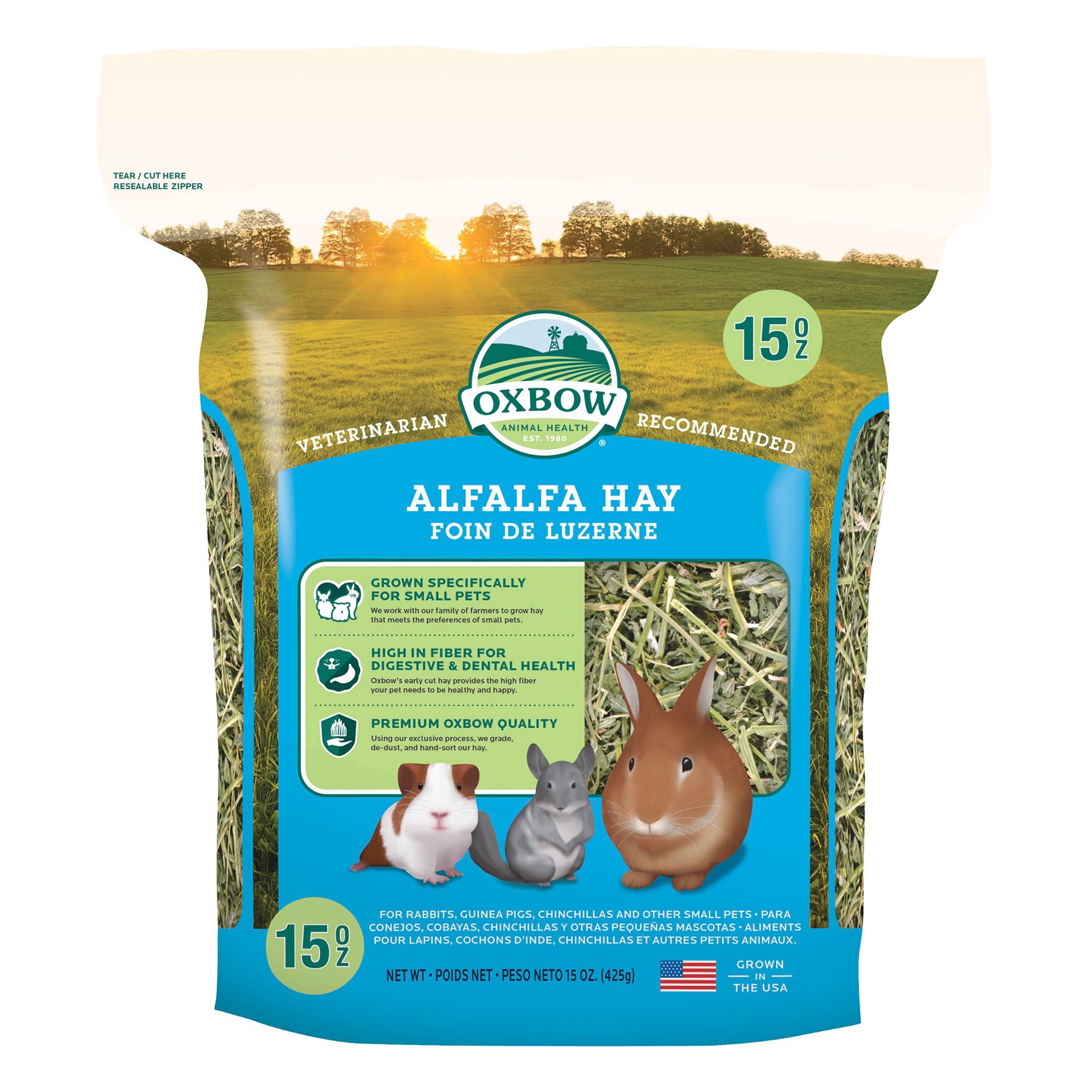slide 1 of 1, Oxbow Alfalfa Hay, 15 oz