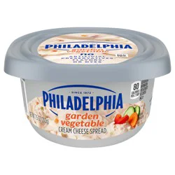 Philadelphia Garden Vegetable Cream Cheese Spread, 7.5 oz Tub