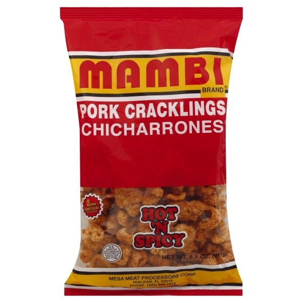 slide 1 of 5, Mambi Pork Cracklings 8.5 oz, 8.5 oz