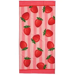 Destination Holiday Summer Beach Towel - Strawberries