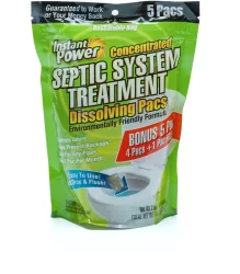 Instant Power Septic System Treatment Dissolving Pacs