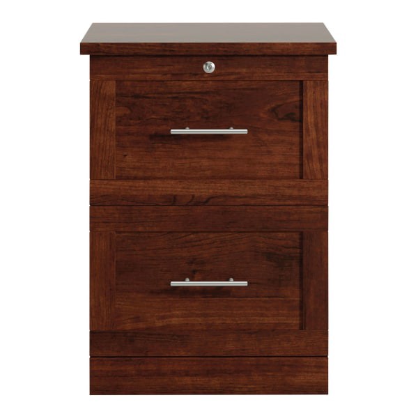 slide 3 of 7, Realspace 17""D Vertical 2-Drawer File Cabinet, Mulled Cherry, 1 ct